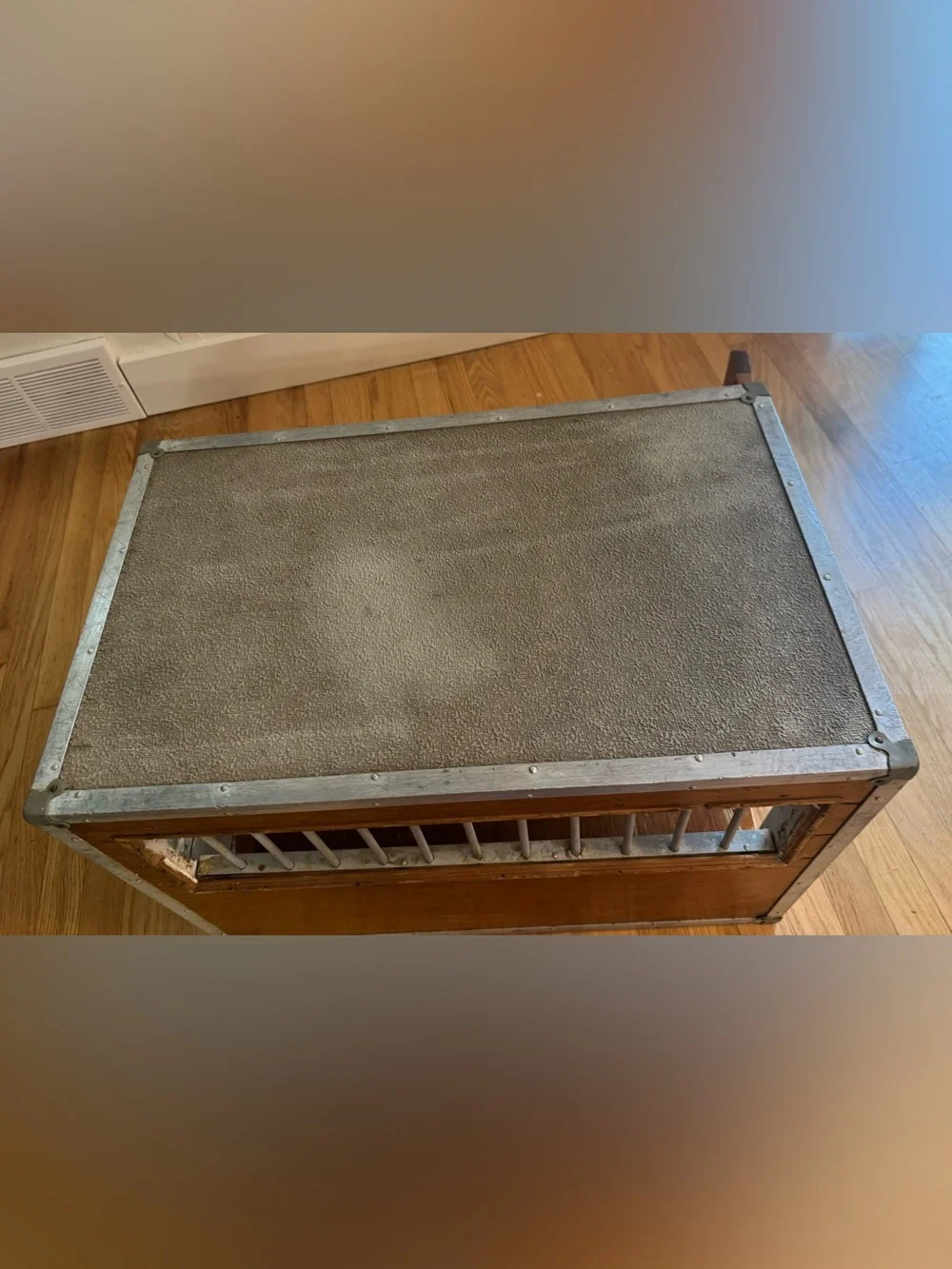 Rare 1960s Kroyer Crates Dog Handlers’ Guild Wooden Travel Kennel